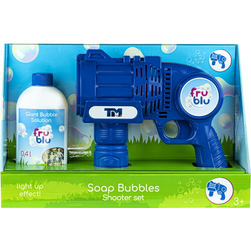 Set baloane de sapun Fru Blu - Shooter set, cu solutie baloane 400 ml 1 Set baloane de sapun Fru Blu - Shooter set, cu solutie baloane 400 ml