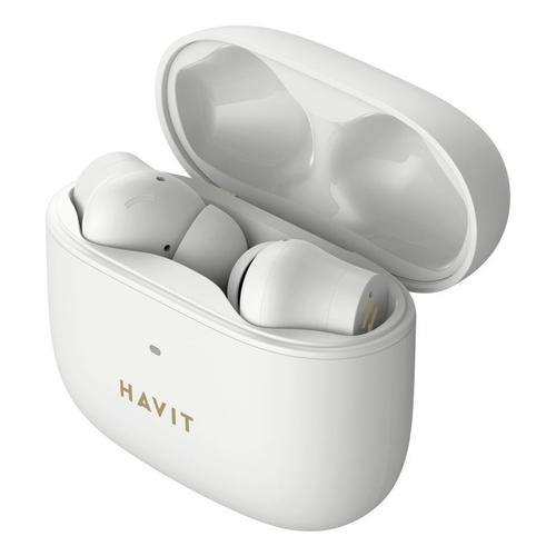 Casti HAVIT TW958 PRO, Bluetooth 5.3, TWS, In-Ear, Control tactil, Bej