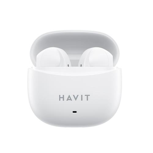 Casti HAVIT TW941, Bluetooth 5.3, TWS, Open-Ear, Control tactil, Alb