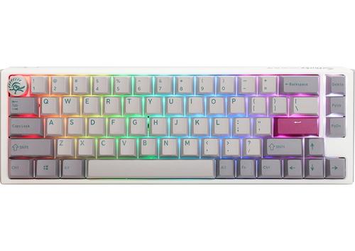 Tastatura Gaming Ducky One 3 SF, RGB, Wired, USB, Cherry MX-Red Switches (Gri/Alb)
