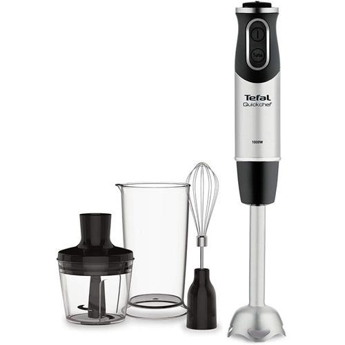 Mixer vertical TEFAL Quickchef 3in1 HB656838, 0.8l, 1000W, 20 trepte viteza (Argintiu/Negru)