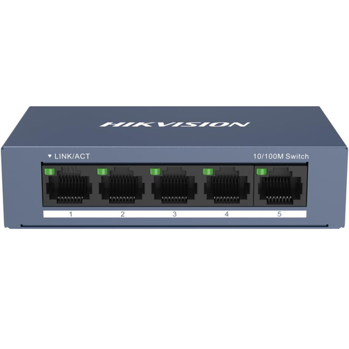 Switch Hikvision DS-3E0105-O, 5 porturi, 10/100 Mbps RJ45