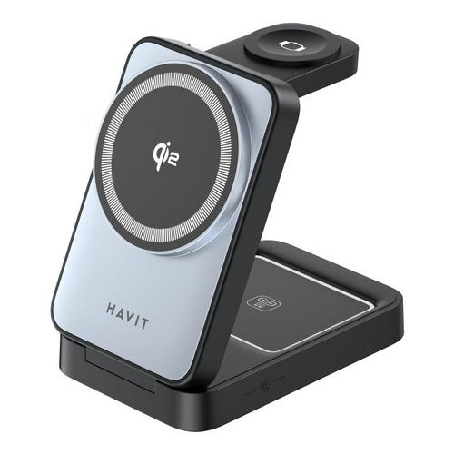 Incarcator wireless HAVIT W3103, 15 W, Universal (Negru/Gri)