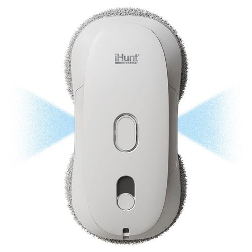 Robot curatare geamuri cu pulverizator apa iHunt Smart Window Robot 3 Ultra, 72 W, Rezervor 60 ml, 2500 Pa (Alb)
