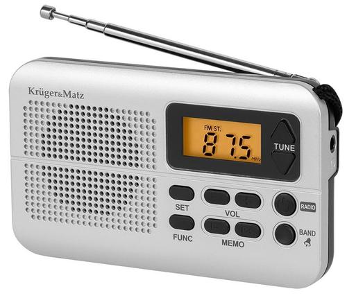 Radio Portabil Kruger&Matz KM0819 (Argintiu) 1 Radio Portabil Kruger&Matz KM0819 (Argintiu)