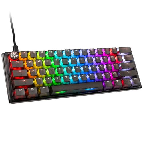Tastatura Gaming Ducky One 3 Aura Black Mini, iluminare RGB, Wired, USB, Cherry MX Speed Silver (Negru)