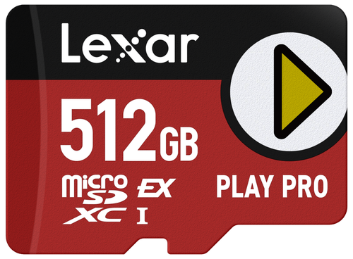 Card de memorie Lexar Play Pro Express 7.1 LMSXPS0512G-BNNNG, 512GB, microSDXC, USH-I U3, V30, Clasa 10
