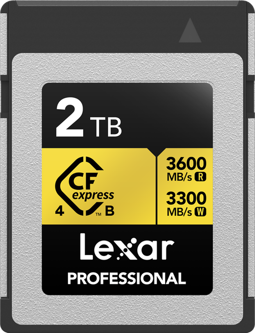 Card de memorie Lexar CFexpress 4.0 Pro Gold LCXEXP4002T-RNENG, 2TB, PCIe 4.0 x2, CFexpress Type-B