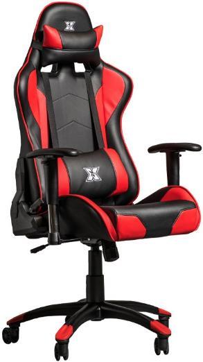 Scaun Gaming Serioux Torin, reglabil (Negru-Rosu)