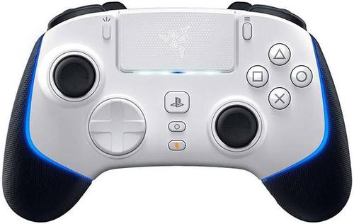 Controller Razer Wolverine V2 Pro, HyperSpeed Wireless, HyperTrigger, Compatibil PS5, Iluminare Chroma, PC (Alb)