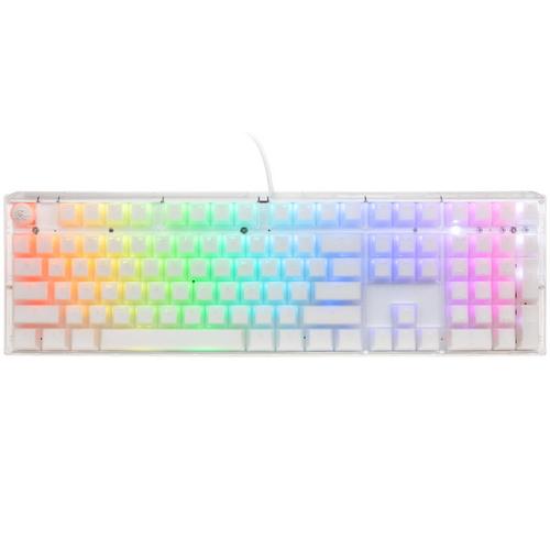 Tastatura Gaming Ducky One 3, iluminare RGB, Wired, USB, Cherry MX Speed Silver (Alb)