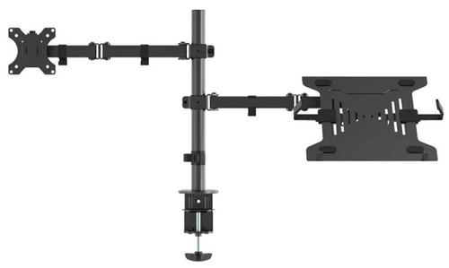 Suport ergonomic din aluminiu Neomounts FPMA-D550NOTEBOOK, pentru laptop si monitor, 10inch-32inch (Negru) 1 Suport ergonomic din aluminiu Neomounts FPMA-D550NOTEBOOK, pentru laptop si monitor, 10inch-32inch (Negru)