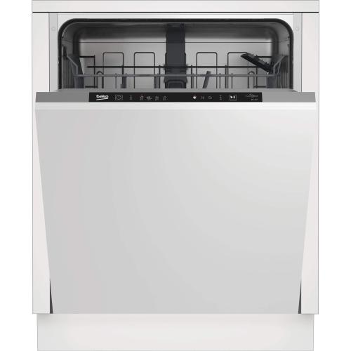 Masina de spalat vase incorporabila Beko BDIN14320, 13 seturi, 4 programe, Clasa E, Hygiene Intense, Quick&Shine, Mini 30’, Flexible HalfLoad, 60 cm