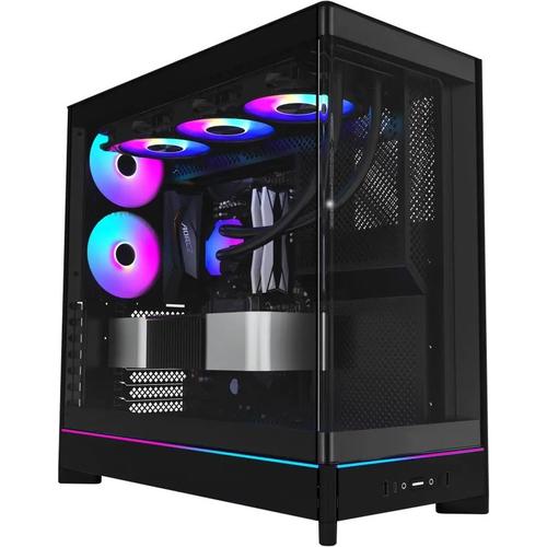 Carcasa Montech HS02 Pro, Middle Tower, Fara sursa (Negru)