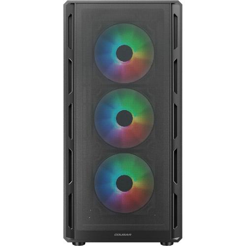 Carcasa Cougar Airface Pure Pro, iluminare RGB, Middle Tower, Fara sursa (Negru)