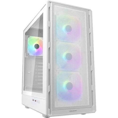 Carcasa Cougar Airface Pure Pro, iluminare RGB, Middle Tower, Fara sursa (Alb)
