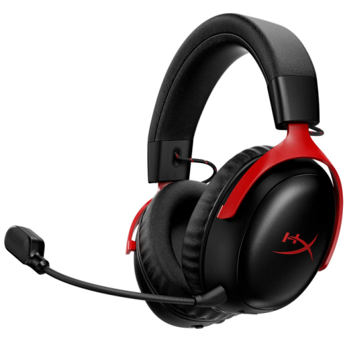 Casti Gaming HyperX Cloud III S, DTS, USB Wireless 2.4Ghz, Bluetooth (Rosu/Negru)