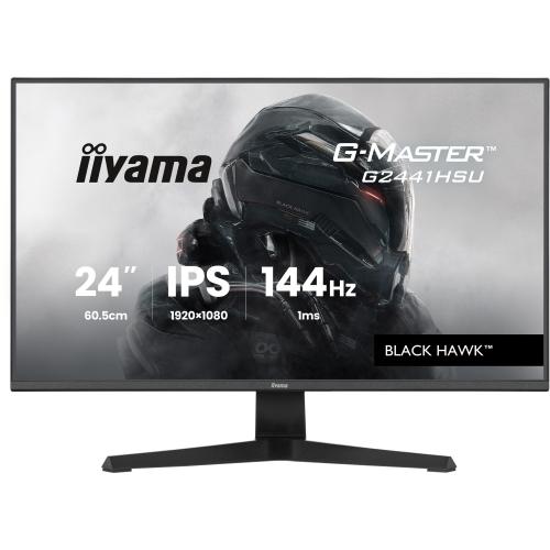 Monitor Gaming IPS LED Iiyama 23.8inch G2441HSU-B1, Full HD (1920 x 1080), HDMI, DisplayPort, Boxe, 144 Hz, 1 ms (Negru)