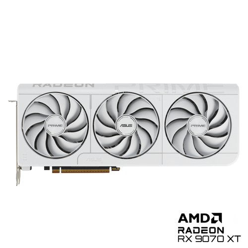 Placa video ASUS Radeon RX 9070 XT PRIME OC White Edition 16GB DDR6 256-bit