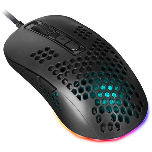 Mouse Gaming Defender Shepard GM-620L, 12800dpi, iluminare RGB, Wired (Negru)