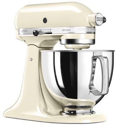 Mixer cu bol KitchenAid Artisan 2017, 4.8l, 300W (Almond Cream)