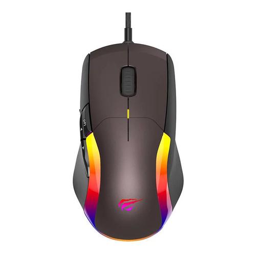 Mouse Gaming Havit MS959S, Wired, USB, iluminare RGB (Negru)