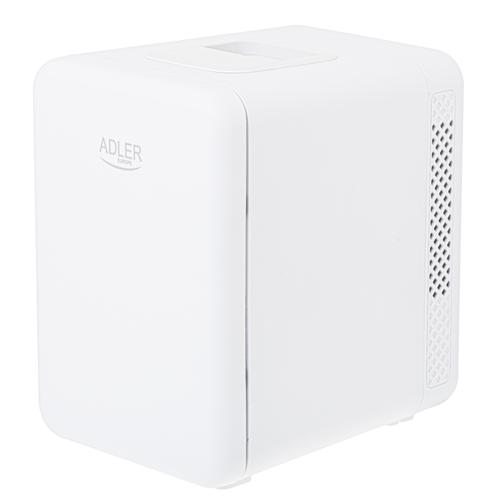Mini frigider Adler AD 8084W, 12V/220V, 32-42 W, 4 L, Incalzire/Racire (Alb)