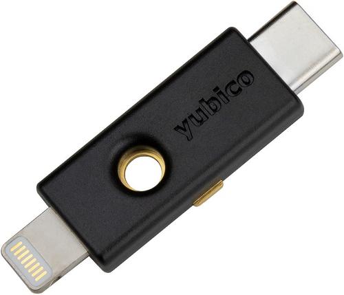 Dispozitiv criptografic securizat tip token Yubico YubiKey 5Ci, USB-C/Lightning