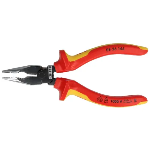 Patent combinat, tensiune 1000V, lungime 145mm KNIPEX 1 Patent combinat, tensiune 1000V, lungime 145mm KNIPEX