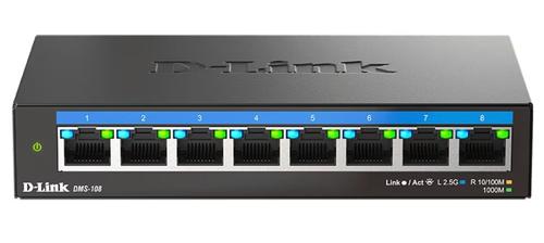 Switch D-Link DMS-108/E, 8 porturi, 2.5 GB/s