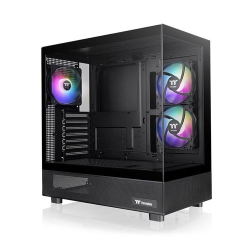 Carcasa Thermaltake View 270 Plus TG, ARGB, Temperated glass, Middle Tower, Fara sursa (Negru)
