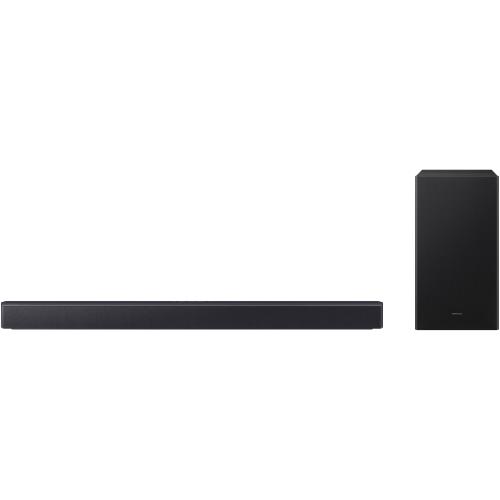 Soundbar Samsung HW-B450F, 2.1, 300W, Bluetooth, Wi-Fi, Subwoofer wireless, Dolby Audio, HDMI eARC, Negru