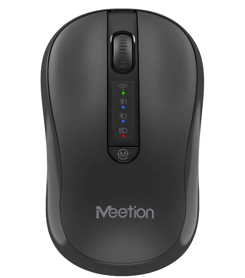 Mouse Meetion BTM185, Wireless 2.4Ghz, Bluetooth (Negru)