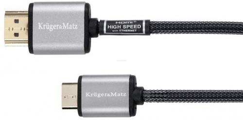 Cablu HDMI - mini HDMI Kruger&Matz KM0325, 1.8m