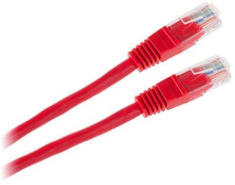 Cablu UTP OEM KPO2779B-0.5, Patchcord, 0.5m (Rosu)