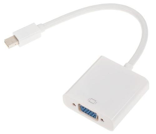 Adaptor OEM KOM0848, Mini DisplayPort - VGA (Alb) 1 Adaptor OEM KOM0848, Mini DisplayPort - VGA (Alb)