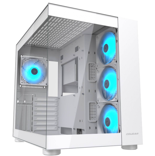 Carcasa Cougar FV150 ARGB, Middle Tower, Fara sursa (Alb)