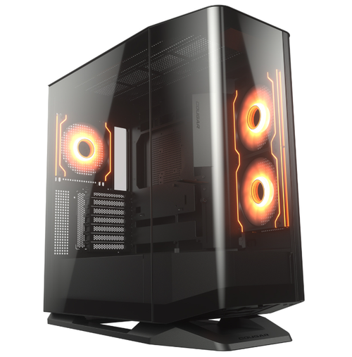 Carcasa Cougar FV270 aRGB, Middle Tower, Fara sursa (Negru)