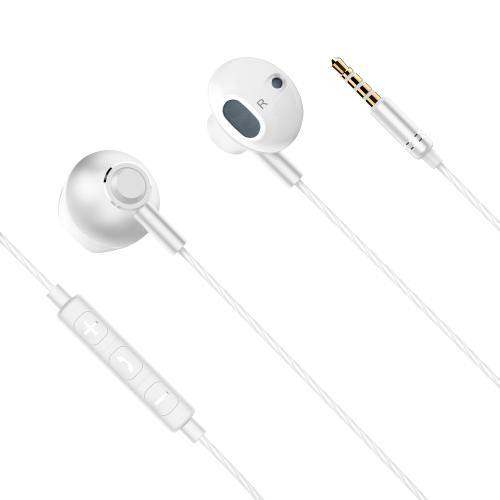 Casti in ear cu fir Kruger&Matz B2 cu microfon KMPB2, alb 1 Casti in ear cu fir Kruger&Matz B2 cu microfon KMPB2, alb