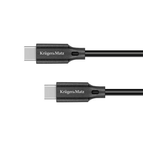 Cablu USB tip C - USB tip C 100 W 2.5 m Kruger&Matz Basic KM1261 1 Cablu USB tip C - USB tip C 100 W 2.5 m Kruger&Matz Basic KM1261