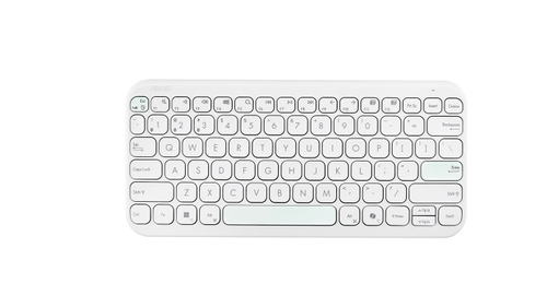 Tastatura ASUS KW100, Bluetooth (Alb)
