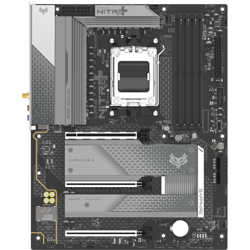 Placa de baza Sapphire NITRO+ B850A WIFI7, AMD B850, AM5, DDR5, ATX