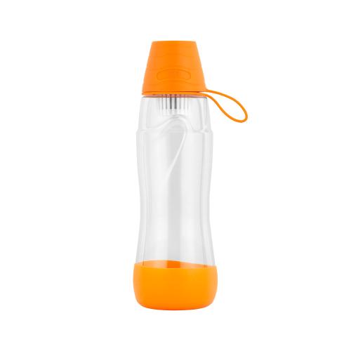 Sticla cu filtru de carbon activ Teesa PURE WATER 550 ml, portocaliu