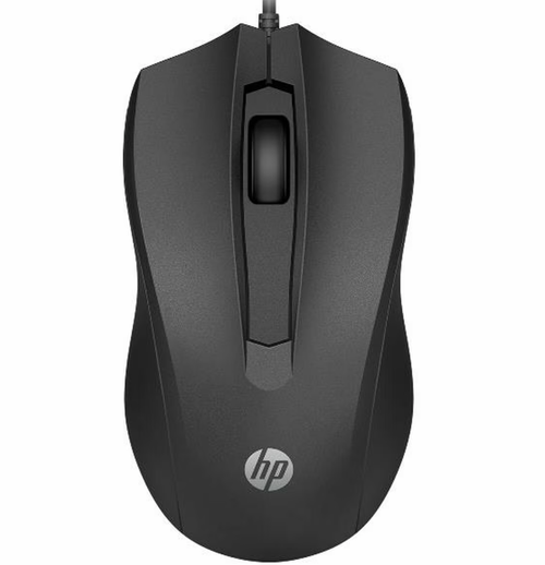Mouse HP 105, Wired, USB, 1600dpi (Negru)