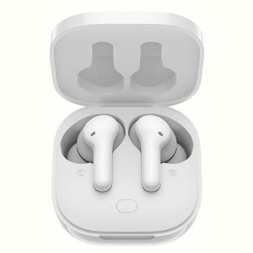 Casti True Wireless Boompods Bassline Compact, Bluetooth, 27 ore, ENC,Waterproof IPX4 (Alb)