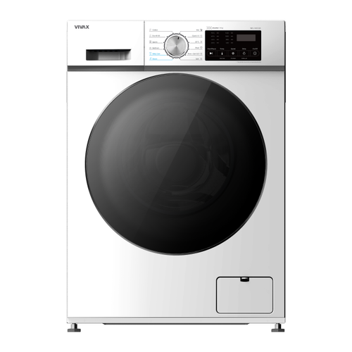 Masina de spalat rufe VIVAX WFL-141012CI, 10kg, 1400 RPM, BLDC Motor Inverter, Clasa A, Steam Hygiene, Eco, Display digital, Control electronic, Quick Wash, Delay Start, 12 Programe (Alb)