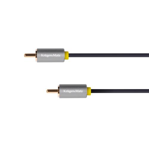 Cablu RCA - RCA Kruger&Matz Basic 0.5 m 1 Cablu RCA - RCA Kruger&Matz Basic 0.5 m