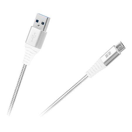 Cablu Rebel RB-6000-100-W, USB - MICRO USB, 1 m (Alb) 1 Cablu Rebel RB-6000-100-W, USB - MICRO USB, 1 m (Alb)