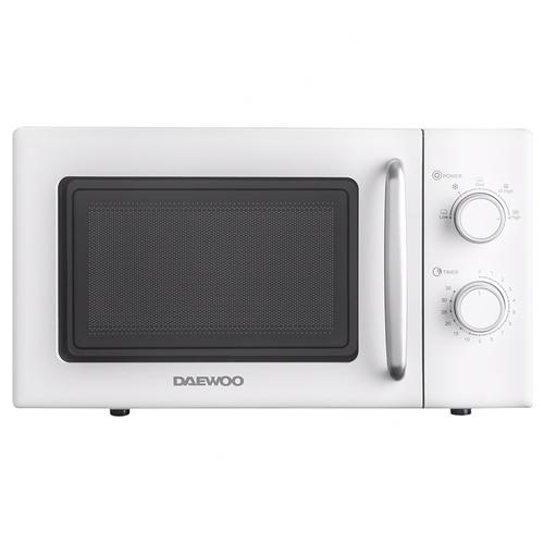 Cuptor cu microunde Daewoo D-6S20W-2, 700 W, 20 l, Oprire automata, Temporizator, 5 trepte putere (Alb)