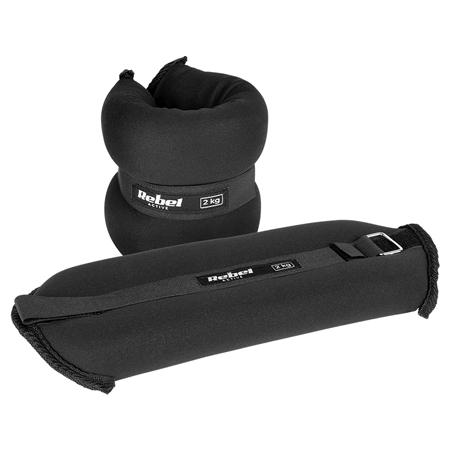 Set 2 greutati pentru glezne si incheieturi Rebel Active RBA-3500-2, 2 x 2kg 1 Set 2 greutati pentru glezne si incheieturi Rebel Active RBA-3500-2, 2 x 2kg